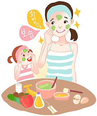 EPS 라이프스타일 여자 어린이 과일 일러스트 오이 바나나 건강 사람 상반신 성인 두명 라이프 반짝임 민소매 뷰티 건강관리 계란 줄무늬 마사지 붓 사과 피부 피부관리 바르기 팩 꿀 마스크팩 미백 보습 천연팩 천연화장품 화이트닝 여자만 국내일러스트 상의 무늬 채소 모션 관리 생활 신체부위 알 화장품 파일형식 벡터