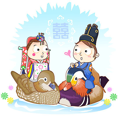 EPS 동물 한국문화 한국전통 부부 커플 여자 남자 신부 한쌍 신랑 결혼 꽃무늬 일러스트 신혼부부 조류 결혼식 사랑 사람 앉기 두명 전통무늬 전통문양 하트 연못 수면 전통의상 한복 원앙 전통혼례 비녀 족두리 각시 폐백 댕기 새신랑 연지곤지 국내일러스트 모양 동양문화 전통 문양 꽃 감정 무늬 관계 모션 전통소품 한국 이벤트 물 전통의례 신혼 파일형식 벡터 헤어액세사리