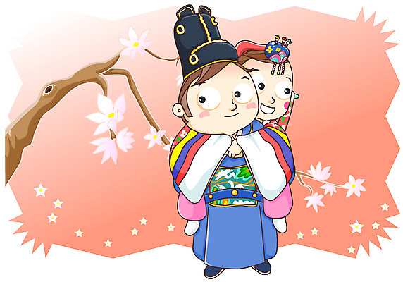 EPS 전신 나무 식물 한국문화 한국전통 부부 커플 여자 남자 꽃잎 꽃 별 신부 한쌍 신랑 결혼 일러스트 신혼부부 결혼식 꽃나무 사랑 서기 미소 웃음 사람 두명 나뭇가지 전통의상 한복 전통혼례 비녀 업기 족두리 각시 댕기 새신랑 연지곤지 국내일러스트 자연요소 동양문화 전통 감정 관계 모션 전통소품 한국 표정 이벤트 전통의례 신혼 파일형식 벡터 헤어액세사리