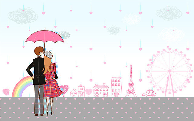 EPS 구름 부부 커플 여자 남자 여행 결혼 무지개 일러스트 우산 신혼부부 자동차 하늘 날씨 휴가 새출발 사랑 사람 야외 두명 건물 신혼여행 비 놀이기구 에펠탑 빗방울 먹구름 택시 대관람차 국내일러스트 자연요소 건축물 감정 육상교통 관계 승용차 새로움 이벤트 비_날씨 출발 신혼 파리 랜드마크 파일형식 벡터 구름_자연