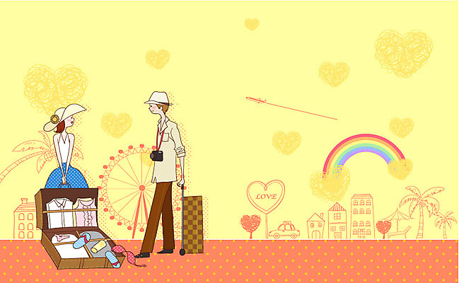 EPS 나무 식물 구름 모자 부부 커플 옷 여자 남자 여행 결혼 무지개 가방 일러스트 신혼부부 자동차 하늘 휴가 새출발 거리 슬리퍼 비행기 사랑 사람 야외 두명 건물 야자수 카메라 캐리어 여행가방 신혼여행 파라솔 표지판 놀이기구 선베드 택시 대관람차 수트케이스 국내일러스트 자연요소 건축물 잡화 감정 육상교통 신발 의자 관계 항공교통 승용차 새로움 대중교통 알림판 이벤트 전자제품 출발 신혼 파일형식 벡터