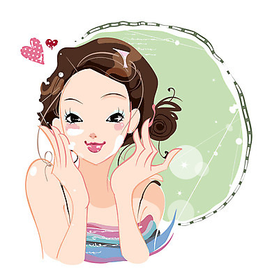 EPS 여자 일러스트 한명 사람 상반신 20대 성인 화장 뷰티 화장품 하트 크림 피부관리 로션 여자만 여자한명만 성인여자만 청년만 청년여자만 성인한명만 청년여자한명만 성인여자한명만 성인만 국내일러스트 모양 1 청년 파일형식 벡터