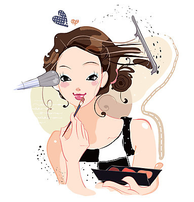 EPS 여자 컬러 일러스트 한명 사람 상반신 20대 성인 화장 뷰티 화장품 립스틱 화장용품 하트 붓 머리빗 립메이크업 립브러쉬 립팔레트 여자만 여자한명만 성인여자만 청년만 청년여자만 성인한명만 청년여자한명만 성인여자한명만 성인만 국내일러스트 모양 1 청년 미용용품 메이크업브러쉬 파일형식 벡터