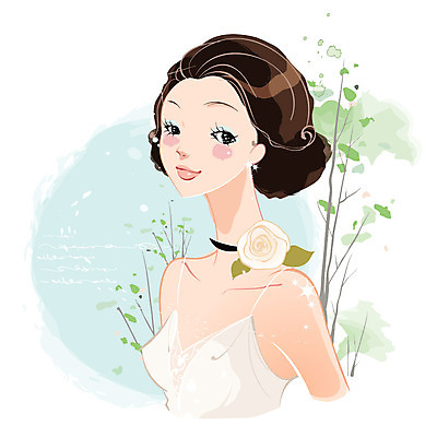 EPS 나무 식물 드레스 여자 꽃 신부 웨딩드레스 결혼 일러스트 한명 사람 상반신 20대 성인 화장 뷰티 신부화장 웨딩메이크업 여자만 여자한명만 성인여자만 청년만 청년여자만 성인한명만 청년여자한명만 성인여자한명만 성인만 국내일러스트 1 옷 이벤트 청년 파일형식 벡터