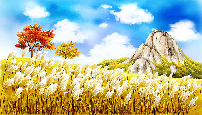주간 PSD 나무 식물 구름 사계절 계절 백그라운드 일러스트 자연 페인터 하늘 단풍나무 바위산 산 갈대 풍경 사람없음 야외 가을풍경 가을 돌_바위 바위 숲 갈대밭 갈대숲 가을배경 국내일러스트 자연요소 단풍 페인팅 돌산 생태계 파일형식 가을_계절 갈대_식물
