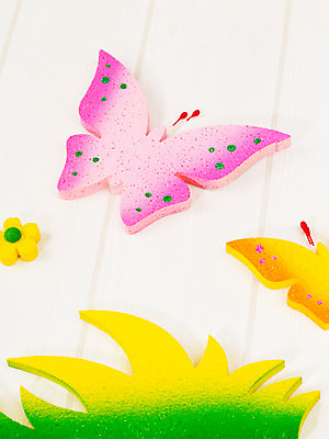 포토 JPG 스튜디오촬영 계절 꽃 나비 사람없음 장식 모형 봄 풀 오브젝트 교구 국내포토 식물 교육 곤충 실내 파일형식