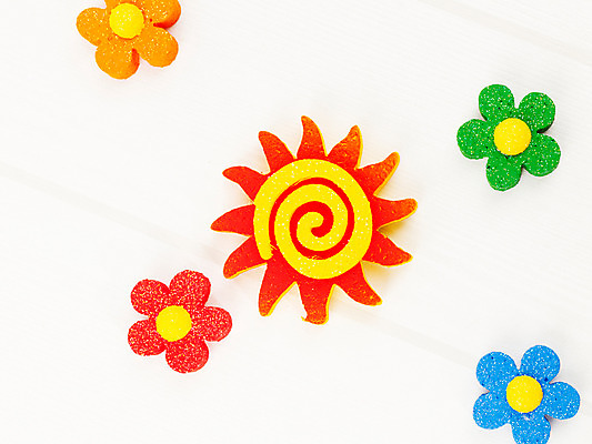 포토 JPG 스튜디오촬영 모양 식물 계절 꽃 사람없음 장식 태양 모형 봄 오브젝트 교구 국내포토 자연요소 교육 실내 파일형식