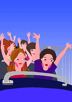 PSD 라이프스타일 여자 남자 일러스트 놀이 휴식 사람 여러명 취미 야외 라이프 만세 놀이공원 놀이기구 롤러코스터 상업시설 국내일러스트 다수 컨셉 모션 생활 테마파크 시설 상업 파일형식