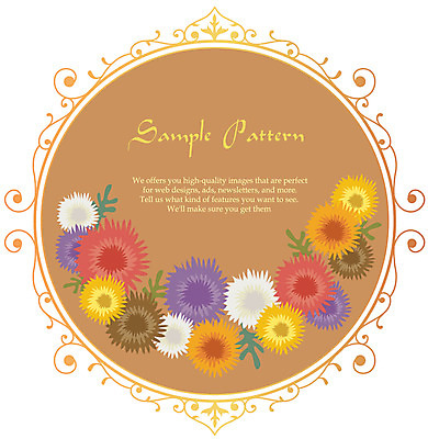 EPS 식물 문자 문양 디자인 알파벳 영어 꽃 백그라운드 무늬 패턴 꽃백그라운드 일러스트 자연 식물문양 사람없음 컬러풀 원형 국내일러스트 도형 컬러 생태계 파일형식 벡터