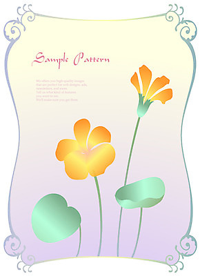 EPS 식물 문자 문양 디자인 알파벳 영어 꽃 컬러 백그라운드 무늬 패턴 꽃백그라운드 일러스트 자연 식물문양 틀 사람없음 노란색 사각형 두송이 국내일러스트 도형 2 생태계 파일형식 벡터