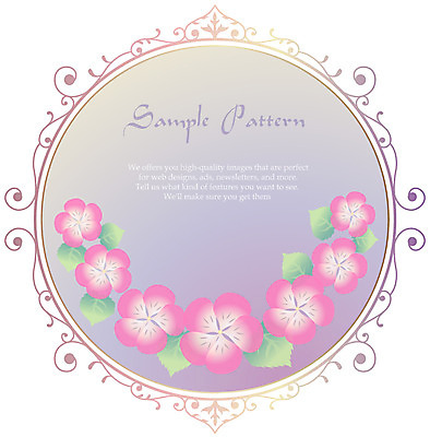 EPS 식물 문자 문양 디자인 알파벳 영어 꽃 분홍색 컬러 백그라운드 무늬 패턴 꽃백그라운드 일러스트 자연 식물문양 사람없음 보라색 원형 그라데이션 국내일러스트 도형 생태계 파일형식 벡터