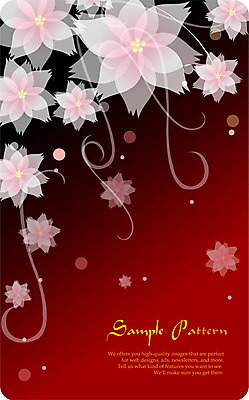 EPS 식물 문자 문양 디자인 알파벳 영어 꽃잎 꽃 줄기 분홍색 컬러 백그라운드 무늬 꽃무늬 패턴 꽃백그라운드 일러스트 자연 식물문양 사람없음 빨간색 사각형 국내일러스트 도형 생태계 파일형식 벡터