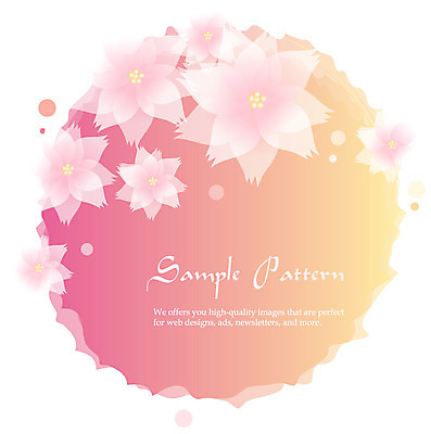 EPS 식물 문자 문양 디자인 알파벳 영어 꽃 분홍색 컬러 백그라운드 무늬 패턴 꽃백그라운드 일러스트 자연 식물문양 사람없음 원형 그라데이션 국내일러스트 도형 생태계 파일형식 벡터