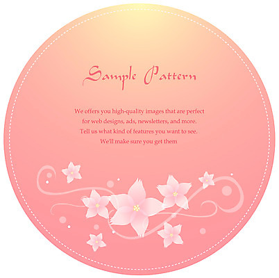 EPS 식물 문자 문양 디자인 알파벳 영어 꽃 줄기 분홍색 컬러 백그라운드 무늬 패턴 꽃백그라운드 일러스트 자연 식물문양 사람없음 원형 그라데이션 국내일러스트 도형 생태계 파일형식 벡터