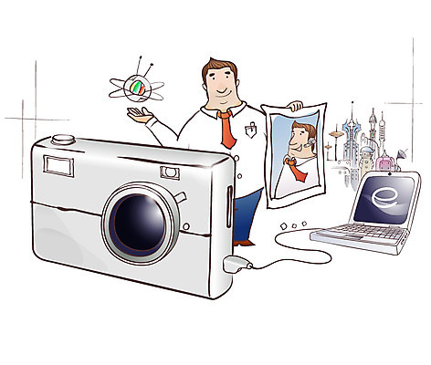 남자 일러스트 비즈니스 첨단산업 한명 사람 20대 성인 노트북 컴퓨터 디지털 디지털카메라 비즈니스캐릭터 하이테크 미래도시 블루투스 첨단도시 디지털산업 무선네트워크 기념사진 기술발전 기술진보 무선헤드셋 인화 남자만 남자한명만 성인남자만 청년만 청년남자만 청년남자한명만 성인한명만 성인남자한명만 성인만 일러캐릭터 캐릭터 1 산업 미래 기술 청년 전자제품 카메라 헤드셋 도시 네트워크 발전