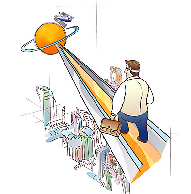 남자 길 교통수단 교통 서류가방 일러스트 비즈니스 첨단산업 한명 사람 풍경 빌딩 20대 성인 건물 우주 디지털 행성 인공위성 도시 비즈니스캐릭터 우주과학 하이테크 미래도시 디지털산업 기술발전 기술진보 남자만 남자한명만 성인남자만 청년만 청년남자만 청년남자한명만 성인한명만 성인남자한명만 성인만 일러캐릭터 캐릭터 1 건축물 산업 과학 가방 통신 미래 기술 청년 발전