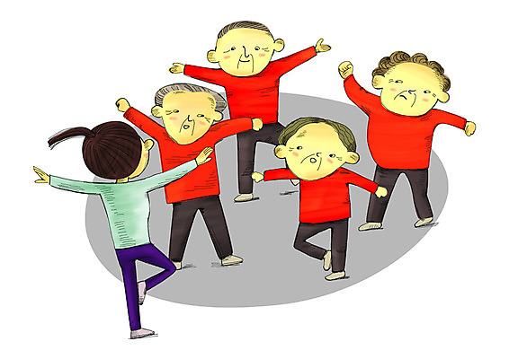 전신 PSD 여자 할아버지 노년 남자 할머니 일러스트 건강 서기 사람 여러명 운동 건강관리 교사 춤 봉사 자원봉사자 사회이슈 사회복지 복지 노인복지 사회복지사 고령화 댄스교실 복지시설 노인만 성인만 국내일러스트 직업 다수 컨셉 모션 수업 문화예술 관리 성인 도움 시설 파일형식