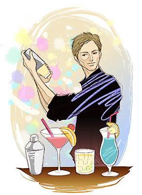 EPS 직업 남자 음료 백그라운드 와인잔 과일 일러스트 잔 빨대 한명 사람 20대 성인 장식 알코올 칵테일 바 선술집 전문직 칵테일잔 바텐더 쉐이커 남자만 남자한명만 성인남자만 청년만 청년남자만 청년남자한명만 성인한명만 성인남자한명만 성인만 국내일러스트 1 식기 술잔 주류 청년 술집 파일형식 벡터