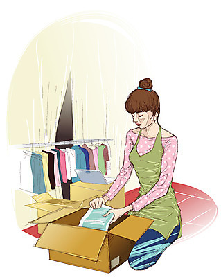 EPS 직업 옷 여자 일러스트 포장 실내 한명 사람 20대 성인 노트북 컴퓨터 전문직 옷걸이 택배 온라인쇼핑 물품정리 박스포장 배송관리 배송담당 쇼핑몰관리자 쇼핑몰운영자 여자만 여자한명만 성인여자만 청년만 청년여자만 성인한명만 청년여자한명만 성인여자한명만 성인만 국내일러스트 1 청년 내부 전자제품 쇼핑 운송업 온라인 파일형식 벡터