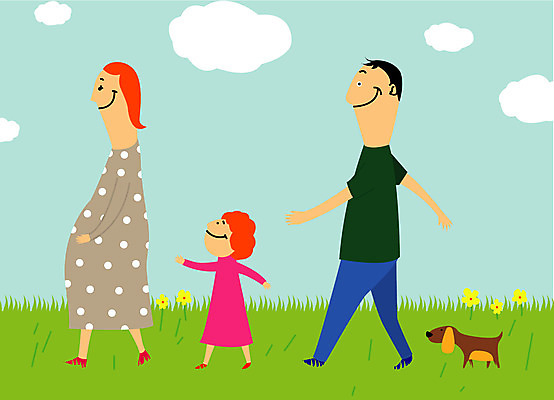 EPS 구름 공원 여자 남자 꽃 행복 반려견 어린이 일러스트 가족 엄마 사람 잔디 야외 세명 소풍 걷기 임산부 임신 아빠 개 강아지 핵가족 국내일러스트 자연요소 식물 공공시설 감정 포유류 관계 모션 반려동물 야외활동 파일형식 벡터