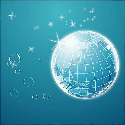EPS 지구 컬러 백그라운드 일러스트 디지털백그라운드 비즈니스 사람없음 그래픽 우주 디지털 구 물방울 원형 공기방울 눈금 청록색 경도 위도 국내일러스트 도형 파일형식 벡터