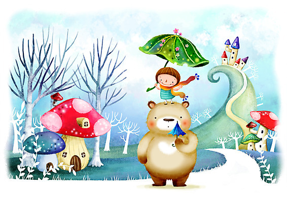 주간 전신 PSD 나무 동물 구름 남자 꽃 길 초등학생 어린이 여행 잎 일러스트 우산 곰 상상 하늘 주택 한명 서기 사람 소년 야외 건물 판타지 목도리 버섯 풀 덩굴 언덕 시작 버섯집 남자만 남자한명만 어린이만 소년만 소년한명만 국내일러스트 자연요소 식물 1 학생 건축물 잡화 포유류 모션 파일형식