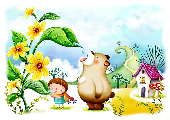 주간 전신 PSD 나무 식물 동물 구름 남자 꽃 길 초등학생 어린이 잎 일러스트 곰 상상 하늘 주택 한명 서기 사람 소년 야외 건물 판타지 목도리 버섯 마시기 풀 덩굴 이슬 언덕 남자만 남자한명만 어린이만 소년만 소년한명만 국내일러스트 자연요소 1 학생 건축물 잡화 포유류 모션 파일형식