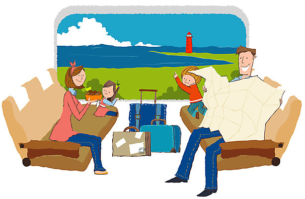 EPS 구름 여자 남자 딸 아들 어린이 바다 여행 지도 의자 가방 일러스트 창문 가족 교통시설 엄마 디저트 등대 사람 소녀 소년 여러명 해변 내부 소풍 과자 캐리어 여행가방 기차 아빠 기차여행 국내일러스트 자연요소 잡화 음식 육상교통 가구 다수 교통 관계 대중교통 야외활동 시설 파일형식 벡터