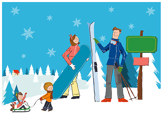 EPS 나무 식물 계절 여자 남자 딸 아들 어린이 겨울 일러스트 가족 엄마 스키 겨울스포츠 스키장 고글 사람 소녀 소년 여러명 야외 건물 레포츠 운동 소풍 설원 목도리 곰인형 눈 표지판 보드 눈송이 아빠 썰매 스키장비 보드장비 폴대 국내일러스트 자연요소 건축물 잡화 인형 스포츠용품 스포츠 다수 관계 레저 날씨 알림판 눈_날씨 건강 야외활동 막대기 파일형식 벡터