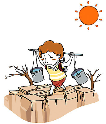 EPS 주간 나무 식물 남자 일러스트 자연현상 자연 건조 한명 사람 20대 성인 야외 태양 환경 피해 균열 땅 자연재해 재해 가뭄 물부족 지구온난화 물동이 물지게 남자만 남자한명만 성인남자만 청년만 청년남자만 청년남자한명만 성인한명만 성인남자한명만 성인만 국내일러스트 자연요소 1 모션 날씨 청년 사회이슈 생태계 기후변화 파일형식 벡터