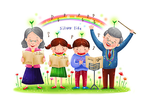 전신 PSD 식물 문자 라이프스타일 알파벳 영어 여자 할아버지 노년 남자 꽃 할머니 어린이 음악 무지개 음표 일러스트 노래 페인터 손자 손녀 서기 들기 사람 소녀 소년 여러명 성인 라이프 책 실버라이프 노후 새싹 풀 실버 보면대 복지 손주 악보 노인복지 지휘봉 음악회 지휘 합창 안경낌 국내일러스트 자연요소 기호 안경 다수 가족 모션 페인팅 문화예술 생활 공연 사회이슈 파일형식