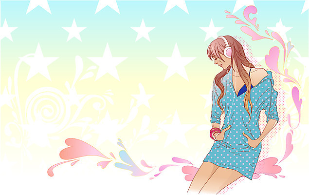 EPS 문양 라이프스타일 계절 원피스 여자 패션 별 음악 무늬 패턴 일러스트 팔찌 휴식 한명 사람 20대 성인 라이프 여름 쇼핑 유행 헤드폰 음악감상 여자만 여자한명만 성인여자만 청년만 청년여자만 성인한명만 청년여자한명만 성인여자한명만 성인만 국내일러스트 자연요소 1 옷 음향기기 컨셉 장신구 문화예술 청년 생활 감상 파일형식 벡터