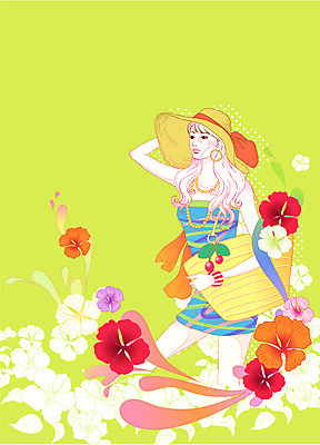 EPS 모자 문양 라이프스타일 계절 원피스 여자 패션 꽃 포즈 무늬 가방 꽃백그라운드 일러스트 목걸이 팔찌 한명 사람 20대 성인 라이프 여름 쇼핑 유행 귀걸이 체리 여자만 여자한명만 성인여자만 청년만 청년여자만 성인한명만 청년여자한명만 성인여자한명만 성인만 국내일러스트 식물 1 잡화 옷 백그라운드 과일 장신구 청년 생활 파일형식 벡터