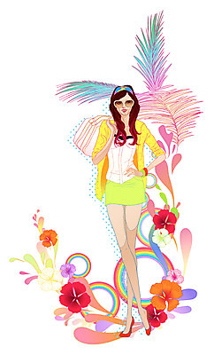 EPS 문양 라이프스타일 계절 여자 패션 꽃 구두 포즈 무지개 무늬 가방 일러스트 팔찌 한명 사람 20대 성인 라이프 여름 쇼핑 선글라스 야자수 유행 재킷 미니스커트 머리띠 원형 카디건 야자수잎 여자만 여자한명만 성인여자만 청년만 청년여자만 성인한명만 청년여자한명만 성인여자한명만 성인만 국내일러스트 자연요소 도형 나무 식물 1 잡화 안경 신발 잎 장신구 청년 생활 치마 외투 파일형식 벡터