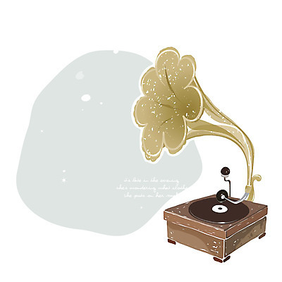 EPS 아이콘 음향기기 사람없음 레코드 엔틱아이콘 축음기 2D아이콘 전자제품 앤티크 골동품 음반 파일형식 벡터