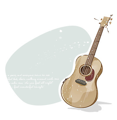 EPS 아이콘 악기 음악 현악기 사람없음 기타 통기타 엔틱아이콘 2D아이콘 문화예술 앤티크 파일형식 벡터