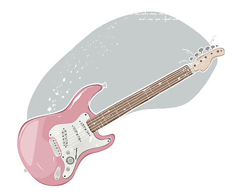 EPS 아이콘 악기 음악 현악기 사람없음 기타 일렉기타 엔틱아이콘 2D아이콘 문화예술 앤티크 파일형식 벡터