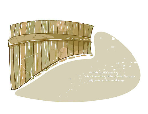 EPS 아이콘 악기 음악 관악기 사람없음 엔틱아이콘 팬플루트 2D아이콘 문화예술 앤티크 파일형식 벡터