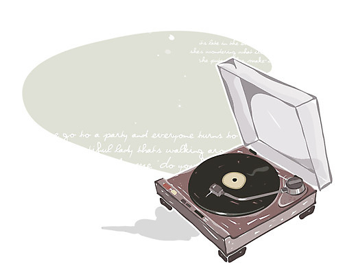 EPS 아이콘 음악 음향기기 사람없음 레코드 엔틱아이콘 턴테이블 2D아이콘 문화예술 전자제품 앤티크 음반 파일형식 벡터