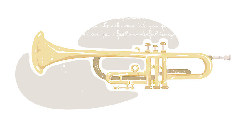 EPS 아이콘 악기 음악 관악기 사람없음 엔틱아이콘 트럼펫 2D아이콘 문화예술 앤티크 금관악기 파일형식 벡터