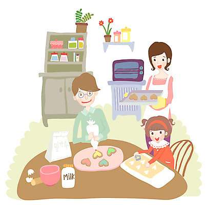 EPS 라이프스타일 여자 남자 딸 행복 화분 어린이 가사 의자 일러스트 가족 식탁 탁자 엄마 선반 쟁반 실내 사랑 요리 사람 소녀 세명 부모 쿠키 제과 주방 우유 자녀 하트 아빠 전자레인지 오븐 핵가족 서랍장 밀가루 제빵 밀대 조미료통 국내일러스트 모양 감정 가구 관계 주방용품 디저트 유제품 통 내부 생활 제과제빵 가전제품 레인지 가루 파일형식 벡터