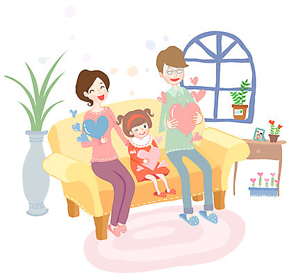 EPS 여자 남자 딸 행복 화분 어린이 액자 거실 일러스트 창문 가족 엄마 휴식 슬리퍼 실내 사랑 사람 소녀 세명 부모 소파 카펫 자녀 하트 원형 아빠 핵가족 협탁 국내일러스트 모양 도형 감정 가구 신발 컨셉 의자 관계 내부 파일형식 벡터