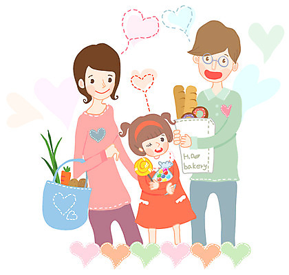 EPS 라이프스타일 여자 남자 딸 행복 어린이 빵 가사 일러스트 가족 엄마 봉투 감자 막대사탕 사탕 사랑 사람 소녀 세명 쇼핑 장보기 부모 당근 자녀 하트 아빠 바게트 장바구니 핵가족 파 국내일러스트 모양 감정 음식 채소 관계 디저트 뿌리채소 생활 바구니 파일형식 벡터