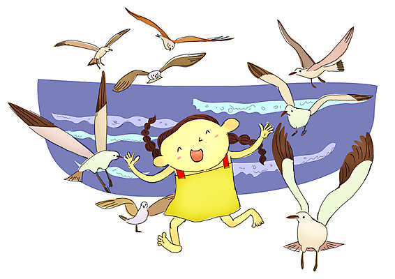 전신 PSD 동물 계절 여자 어린이교육 교육 초등학생 어린이 파도 바다 일러스트 갈매기 조류 양갈래머리 팔벌리기 방학 여름방학 한명 서기 사람 소녀 해변 야외 여름 즐거움 여자만 여자한명만 어린이만 소녀만 소녀한명만 국내일러스트 1 학생 헤어스타일 감정 모션 휴가 파일형식 여름_계절