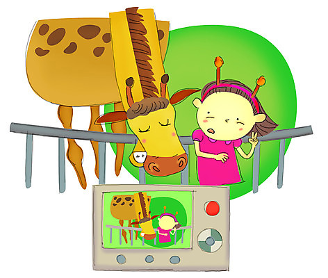 PSD 동물 한마리 계절 여자 어린이교육 교육 초등학생 어린이 포즈 일러스트 난간 방학 동물원 여름방학 한명 사람 손짓 소녀 상반신 여름 울타리 소풍 카메라 스크린 사진촬영 촬영 디지털카메라 기린 브이 기념촬영 여자만 여자한명만 어린이만 소녀만 소녀한명만 국내일러스트 1 학생 포유류 모션 휴가 전자제품 담장 야외활동 파일형식 여름_계절