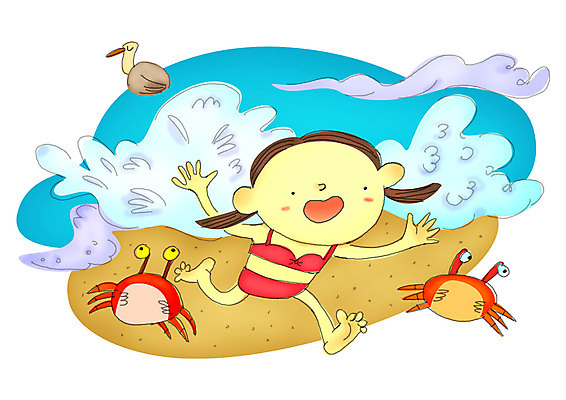 전신 PSD 동물 계절 여자 어린이교육 교육 수영복 초등학생 어린이 파도 바다 일러스트 물놀이 놀이 갈매기 조류 팔벌리기 방학 여름방학 세마리 한명 사람 소녀 해변 야외 여름 모래사장 달리기 바다동물 꽃게 게 즐거움 여자만 여자한명만 어린이만 소녀만 소녀한명만 국내일러스트 1 학생 옷 감정 모션 휴가 3 갑각류 수중동물 파일형식 여름_계절