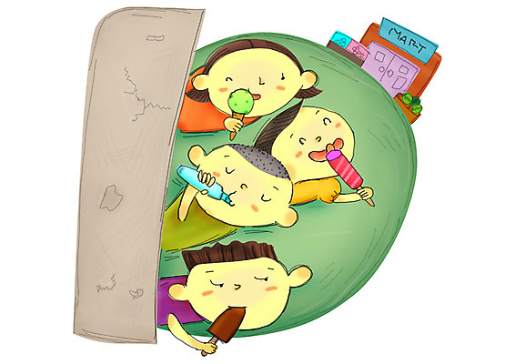 PSD 계절 여자 어린이교육 교육 남자 초등학생 어린이 음식 일러스트 놀이 방학 여름방학 들기 사람 소녀 소년 여러명 상반신 여름 친구 상점 시장 먹기 즐거움 군것질 마트 아이스크림콘 콘아이스크림 슈퍼마켓 슈퍼 막대아이스크림 어린이만 국내일러스트 학생 감정 다수 관계 모션 휴가 아이스크림 디저트 콘 파일형식 여름_계절