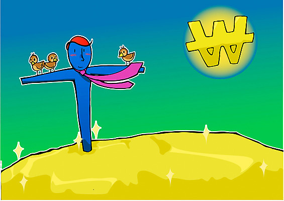 EPS 동물 캐릭터 기호 남자 돈 일러스트 비즈니스 조류 넥타이 논 세마리 한명 사람 20대 성인 금융 빛 반짝임 직장인 비즈니스맨 원화 화폐기호 보호 비즈니스캐릭터 허수아비 참새 금괴 관리자 남자만 남자한명만 성인남자만 청년만 청년남자만 청년남자한명만 성인한명만 성인남자한명만 성인만 일러캐릭터 직업 문자 1 잡화 컨셉 농업 모션 3 청년 경제 재산 황금 화폐 파일형식 벡터