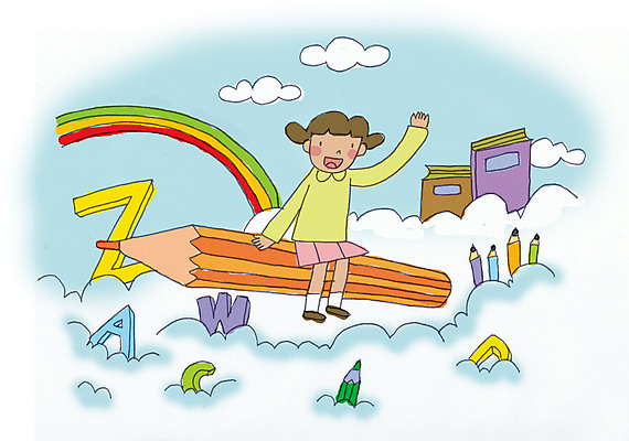 전신 PSD 구름 문자 학생 알파벳 영어 여자 어린이교육 교육 초등학생 어린이 무지개 일러스트 교과목 상상 하늘 영어교육 한명 사람 앉기 소녀 책 필기구 연필 비행 인사 손인사 여자만 여자한명만 어린이만 소녀만 소녀한명만 국내일러스트 자연요소 1 모션 문구용품 학용품 예절 파일형식