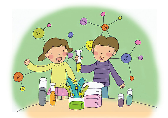 PSD 문자 기호 알파벳 여자 어린이교육 교육 남자 별 초등학생 어린이 과학 일러스트 교과목 탁자 실험기구 실험 들기 사람 소녀 소년 두명 화학 플라스크 시험관 비커 과학교육 원소기호 화학반응 화학식 어린이만 국내일러스트 자연요소 학생 영어 가구 모션 공식 파일형식